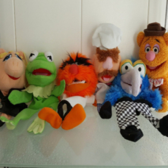 The Muppets hand puppets